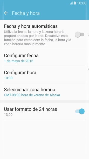 Pulsa el indicador junto a 