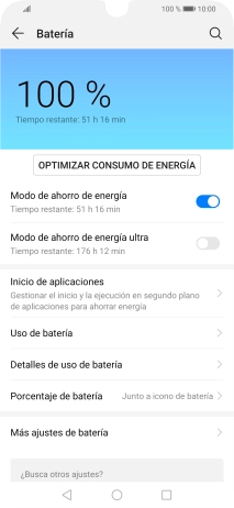 Pulsa la tecla de inicio para terminar y regresar a la pantalla de inicio.
