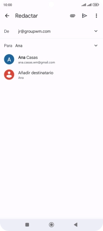 Pulsa el contacto deseado.