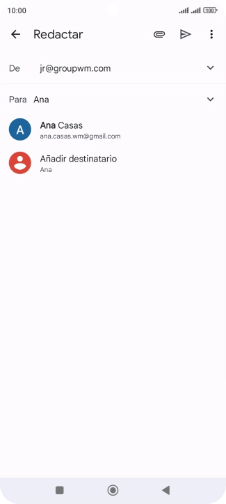 Pulsa el contacto deseado.