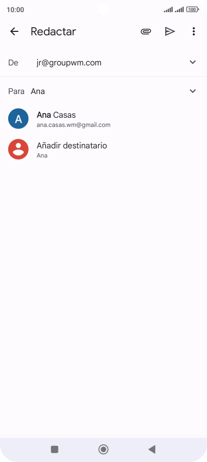 Pulsa el contacto deseado.