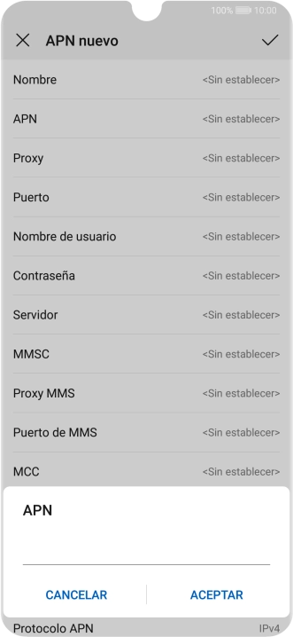 Introduce airtelwap.es y pulsa ACEPTAR.