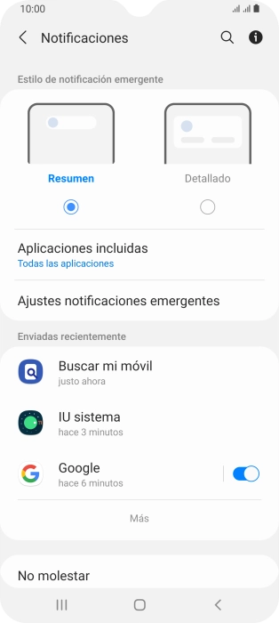 Pulsa Más.