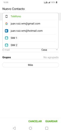 Pulsa Teléfono.