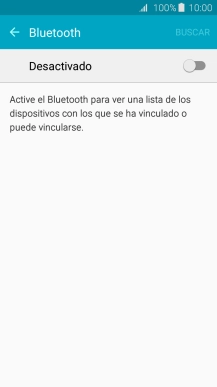 Pulsa el indicador para activar la función.