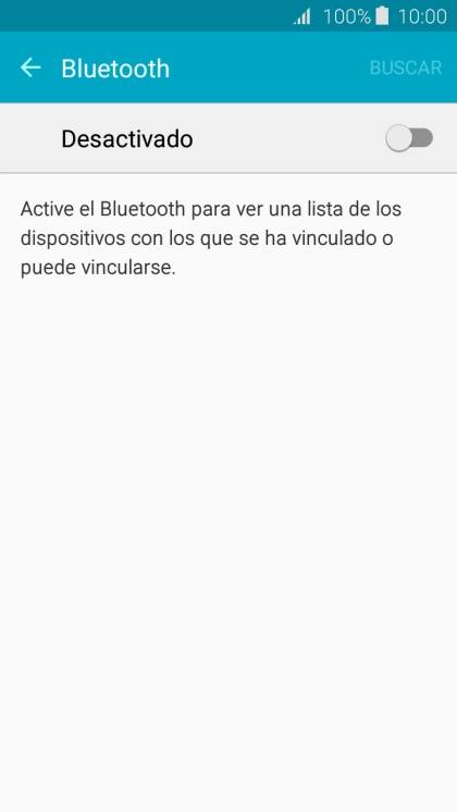 Pulsa el indicador para activar la función.