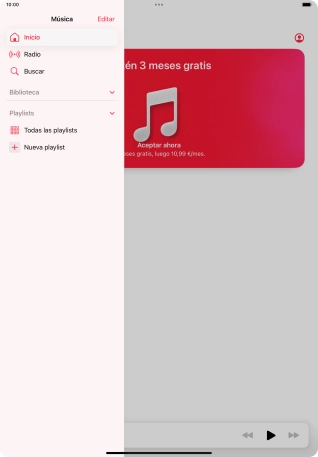 Pulsa Nueva playlist.