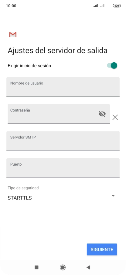 Pulsa el indicador junto a 