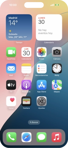 Cuando el icono de carga de batería aparece en la pantalla, el teléfono se está cargando.