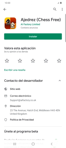 Pulsa la tecla de inicio para terminar y regresar a la pantalla de inicio.