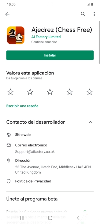 Pulsa la tecla de inicio para terminar y regresar a la pantalla de inicio.