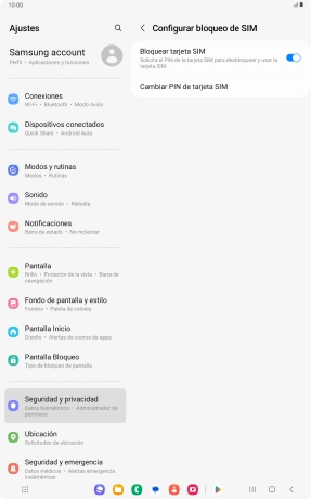 Pulsa el indicador junto a 