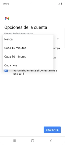 Pulsa el ajuste deseado.