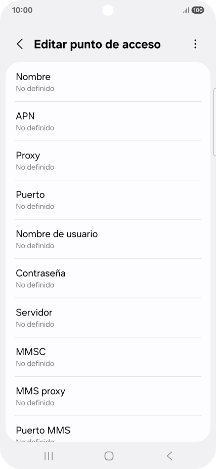 Pulsa Nombre.