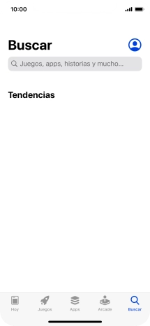 Pulsa en el campo de búsqueda e introduce el nombre o el tema de la app deseada.