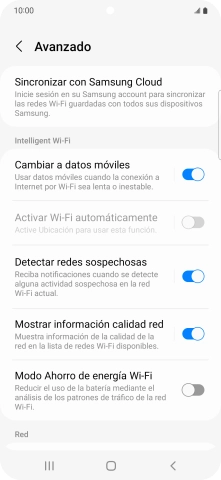 Pulsa el indicador junto a 