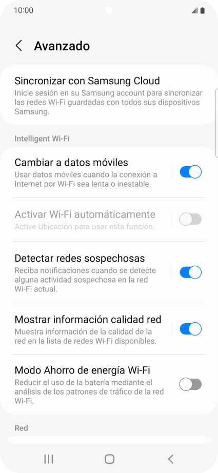 Pulsa el indicador junto a 