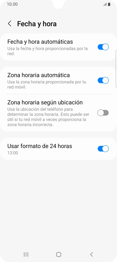 Pulsa la tecla de inicio para terminar y regresar a la pantalla de inicio.