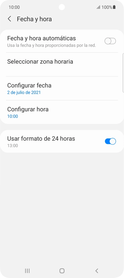 Pulsa el indicador junto a 