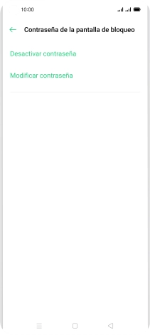 Pulsa Desactivar contraseña.