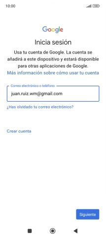 Pulsa Siguiente.