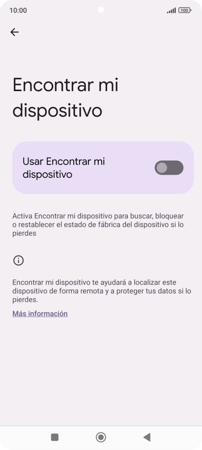 Pulsa el indicador junto a 