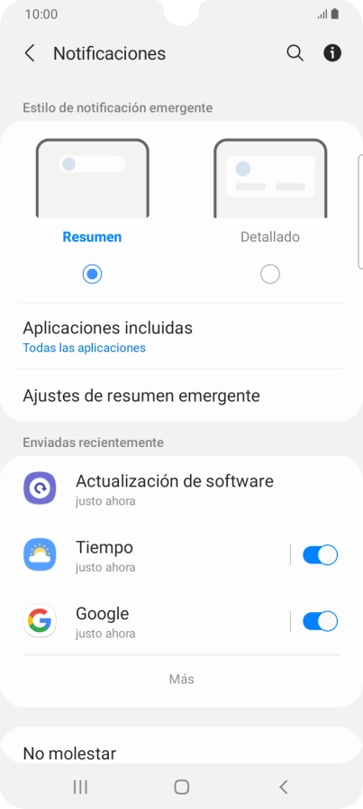 Pulsa Más.