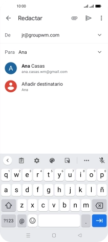 Pulsa el contacto deseado.