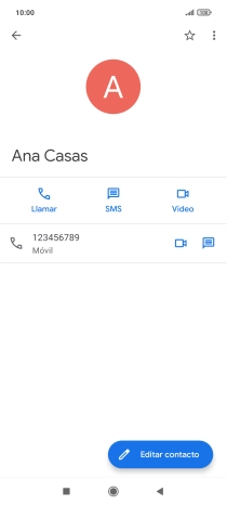 Pulsa la tecla de inicio para terminar y regresar a la pantalla de inicio.