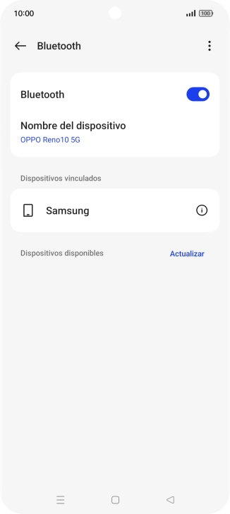 Pulsa la tecla de inicio para terminar y regresar a la pantalla de inicio.