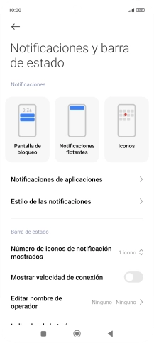 Pulsa Notificaciones de aplicaciones.