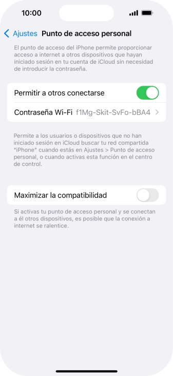 Desliza el dedo hacia arriba desde la parte inferior de la pantalla para terminar y volver a la pantalla de inicio.