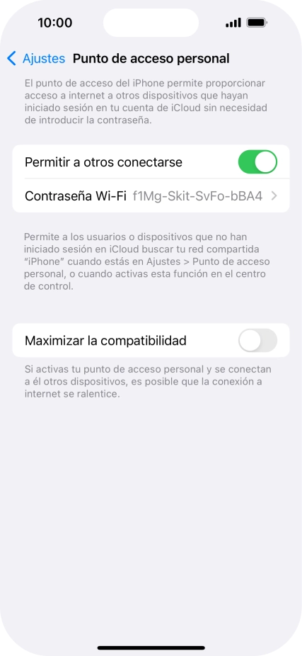 Desliza el dedo hacia arriba desde la parte inferior de la pantalla para terminar y volver a la pantalla de inicio.