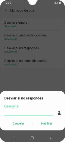 Introduce +34600132000 y pulsa Habilitar.