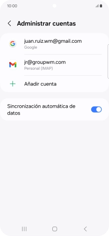 Pulsa el indicador junto a 