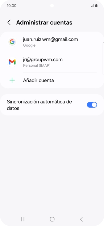Pulsa el indicador junto a 