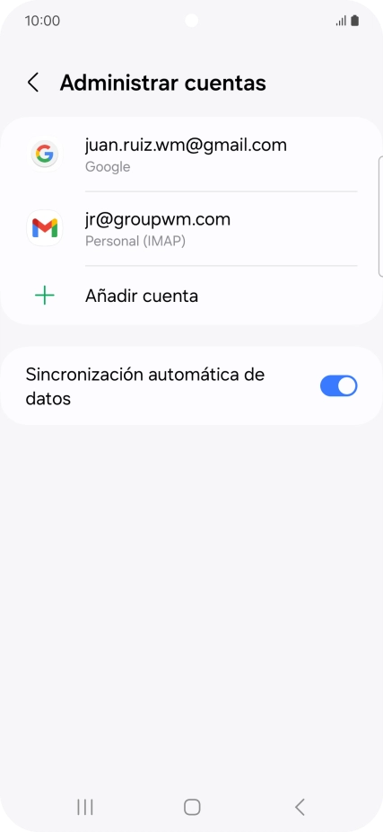 Pulsa el indicador junto a 