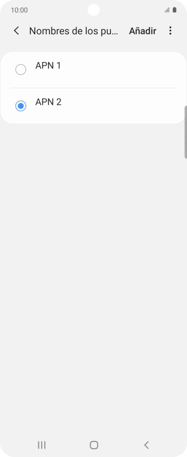 Pulsa la tecla de inicio para terminar y regresar a la pantalla de inicio.
