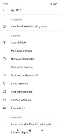 Pulsa Cuentas de llamada.