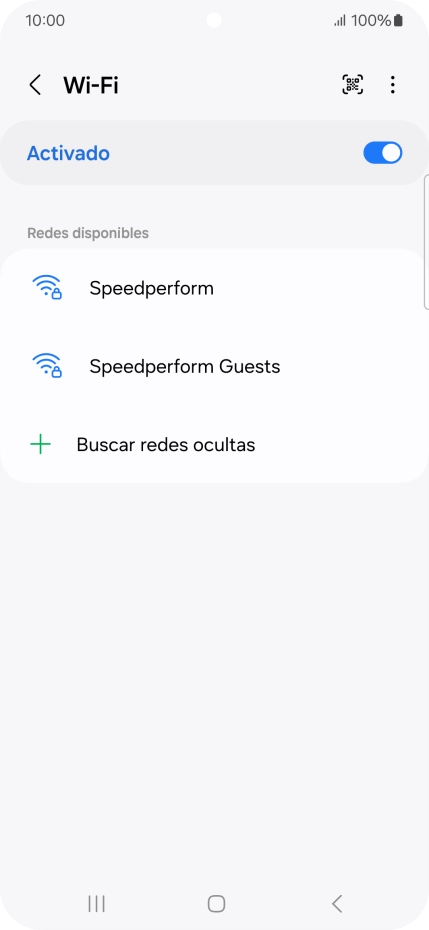 Pulsa el icono de menú.