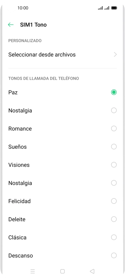 Pulsa Seleccionar desde archivos.