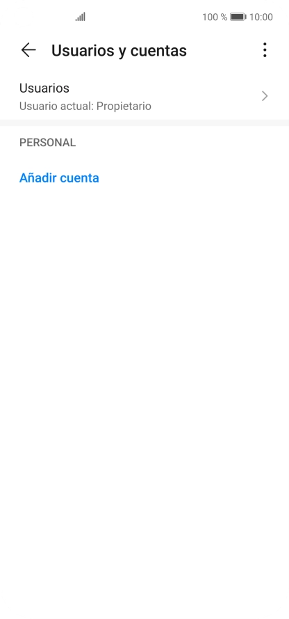 Pulsa Añadir cuenta.