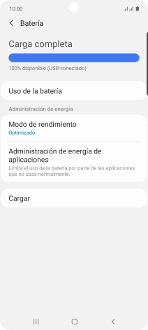 Pulsa Modo de rendimiento.