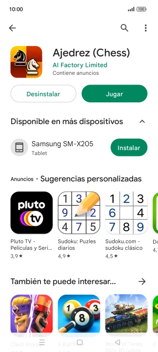 Pulsa la tecla de inicio para terminar y regresar a la pantalla de inicio.