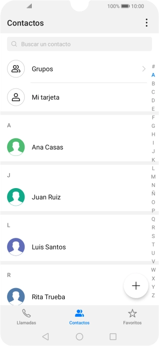 Pulsa el icono de menú.