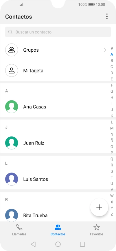 Pulsa el icono de menú.