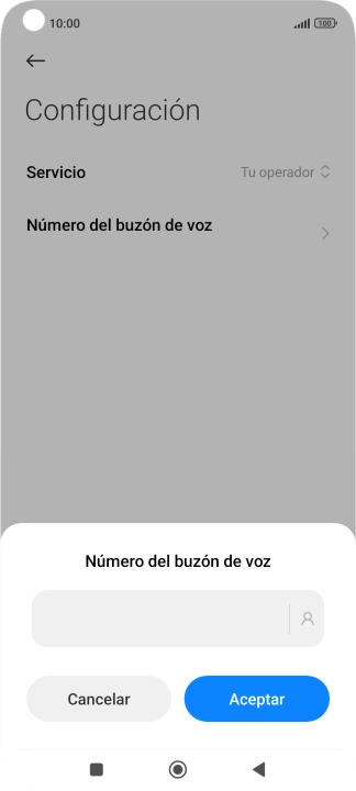 Introduce 22177 y pulsa Aceptar.