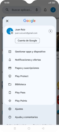 Pulsa Gestionar apps y dispositivo.
