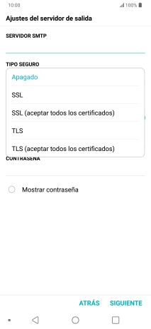 Pulsa Apagado para desactivar la función.