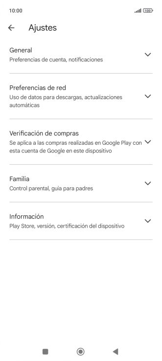 Pulsa Preferencias de red.